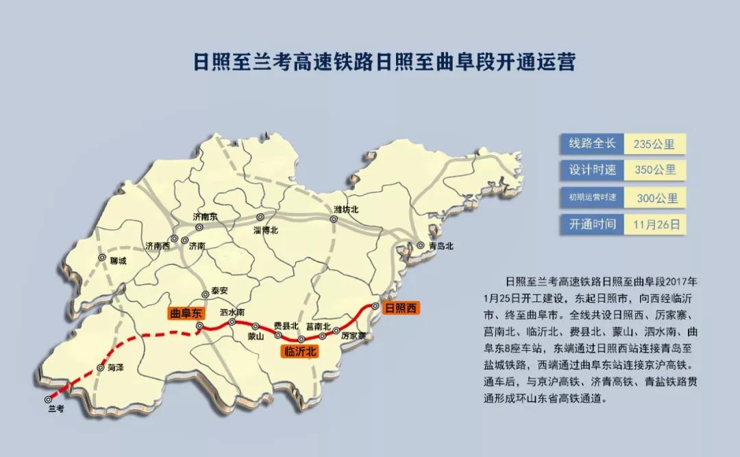 鲁南(日兰)高铁新开车次已售票!哪些车次到济宁