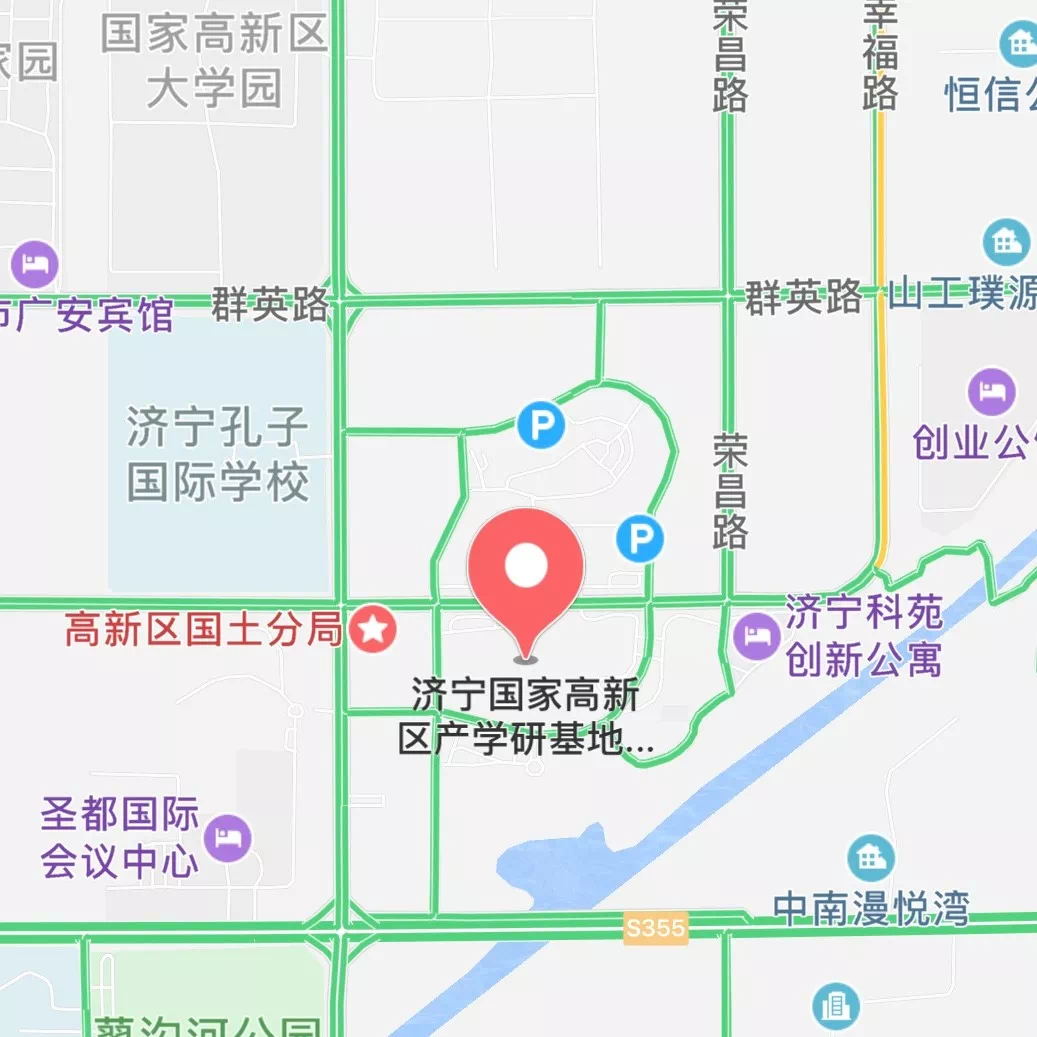 济宁市高新区地图图片